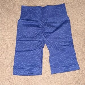 Gymshark Cobalt Blue Patterned Shorts